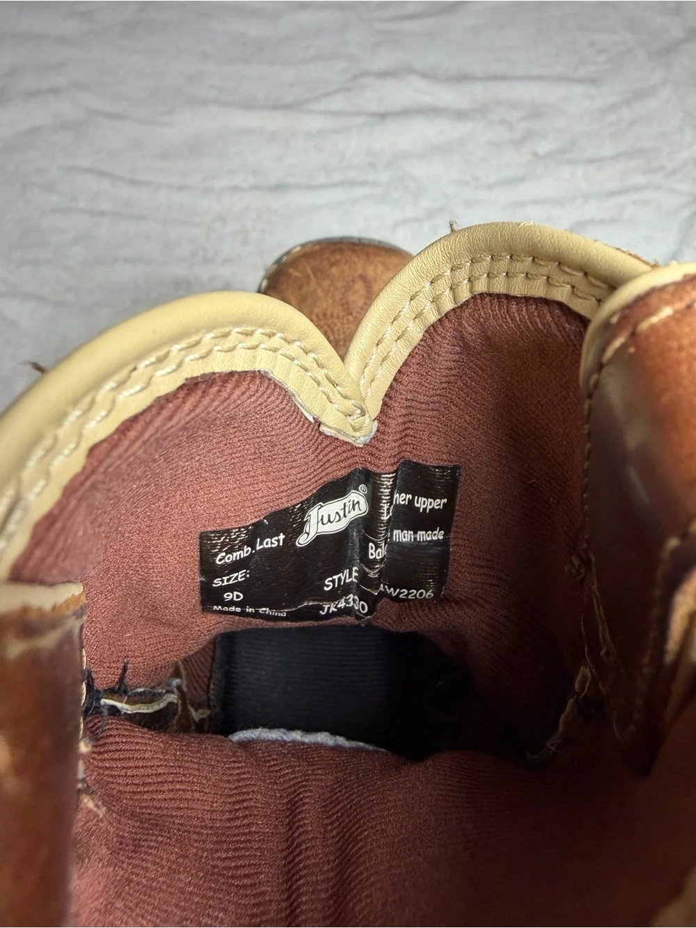 Justin Boots Kids Brown Leather Western Cowboy Boots